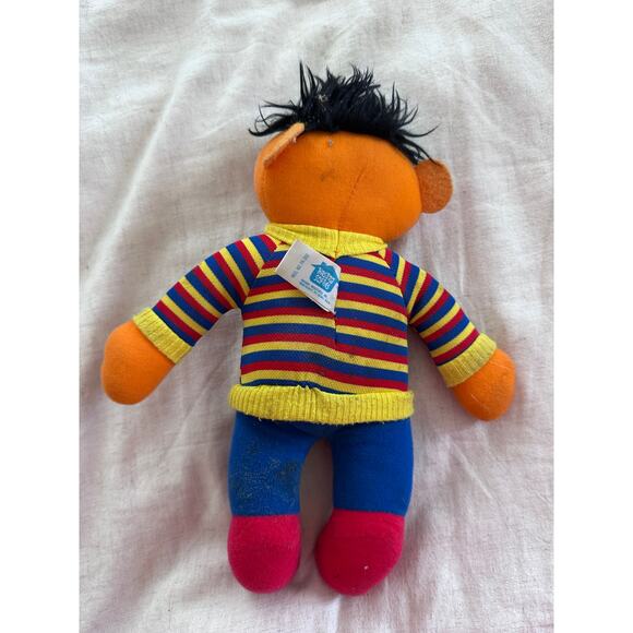 1992 Ernie Plush Sesame Street Muppet Jim Henson Hasbro Vintage - Picture 3 of 4